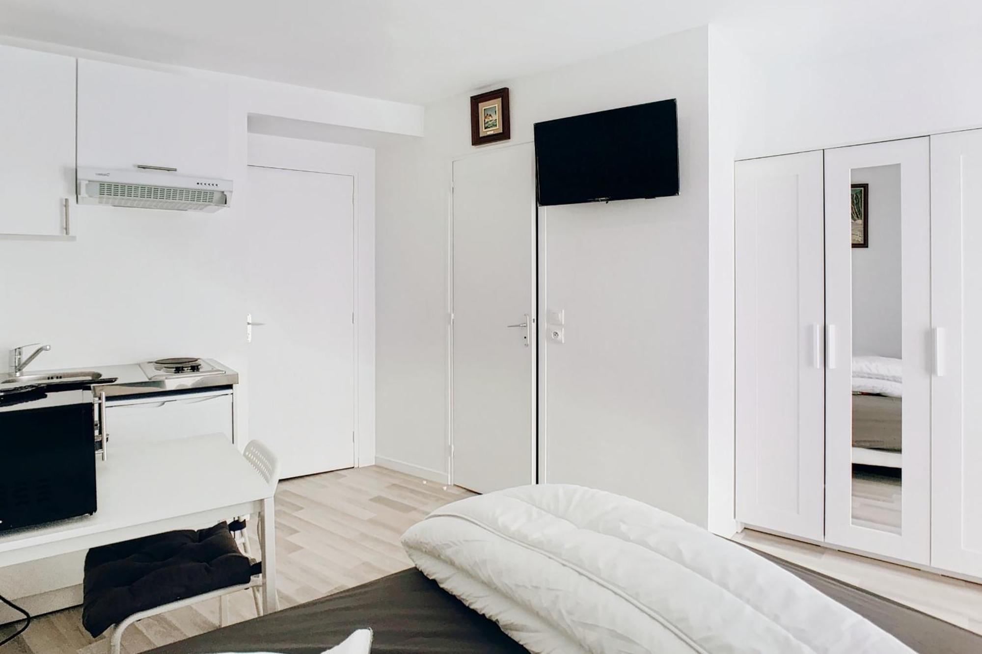 פריז 19M2 Studio With Air Conditioning In The 15Th מראה חיצוני תמונה